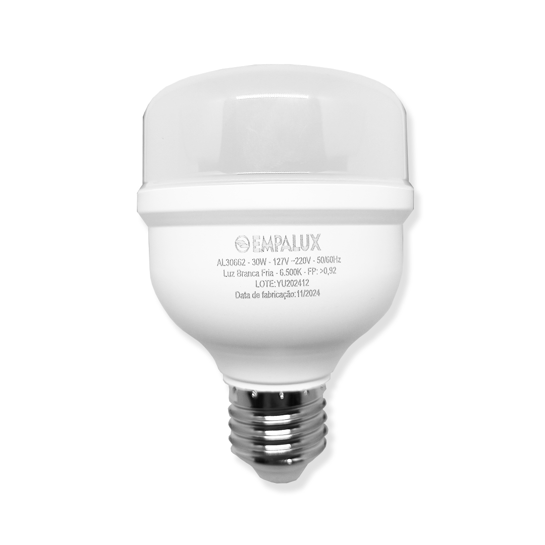 Lâmpada Alta Potência LED 30W Bivolt 6.500K E27 – AL30662