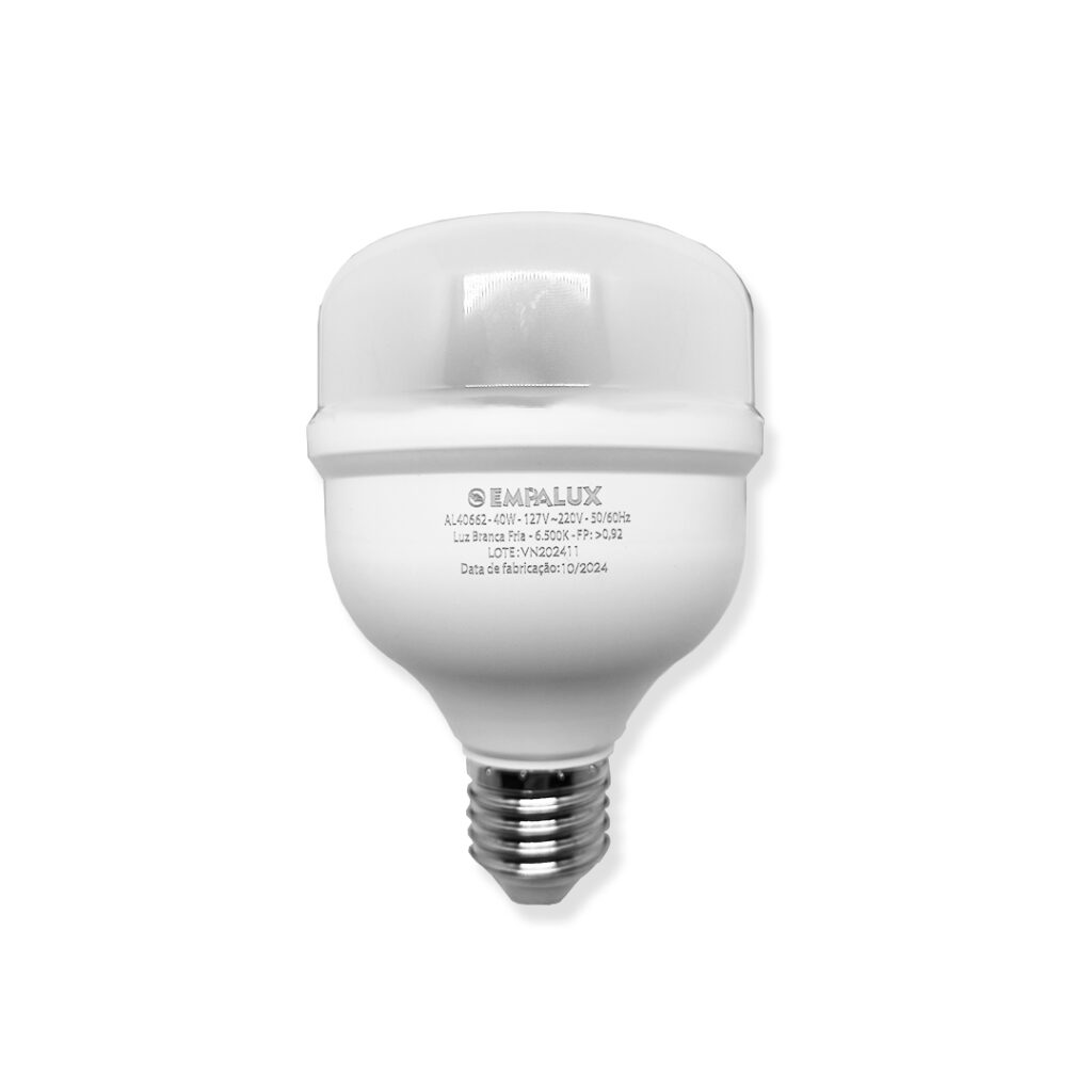 Lâmpada Alta Potência LED 40W Bivolt 6.500K E27 – AL40662