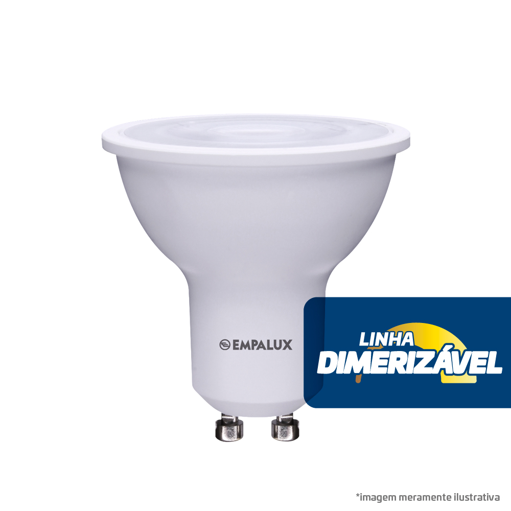 Lâmpada Dicróica LED 06W Bivolt 2.700K GU10 – DL90620