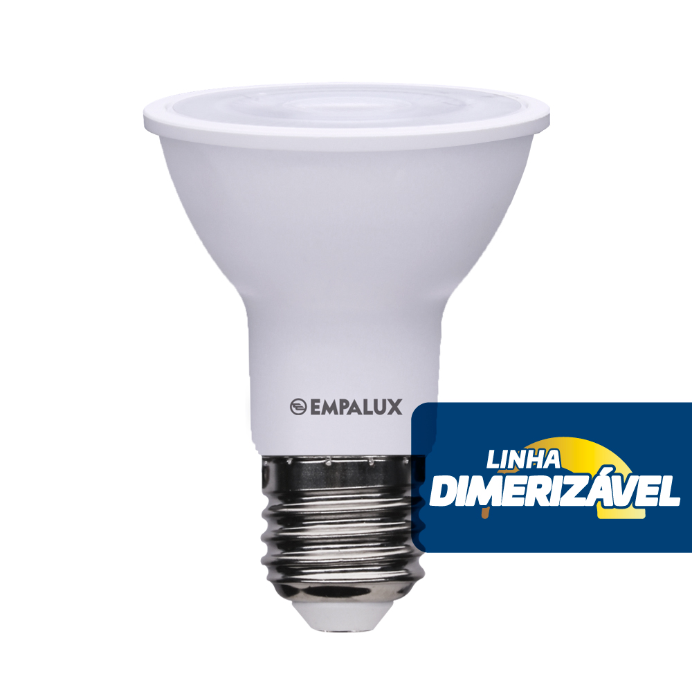 Lâmpada PAR LED 07W 2.700K Bivolt E27 – PD90722 (PAR20)