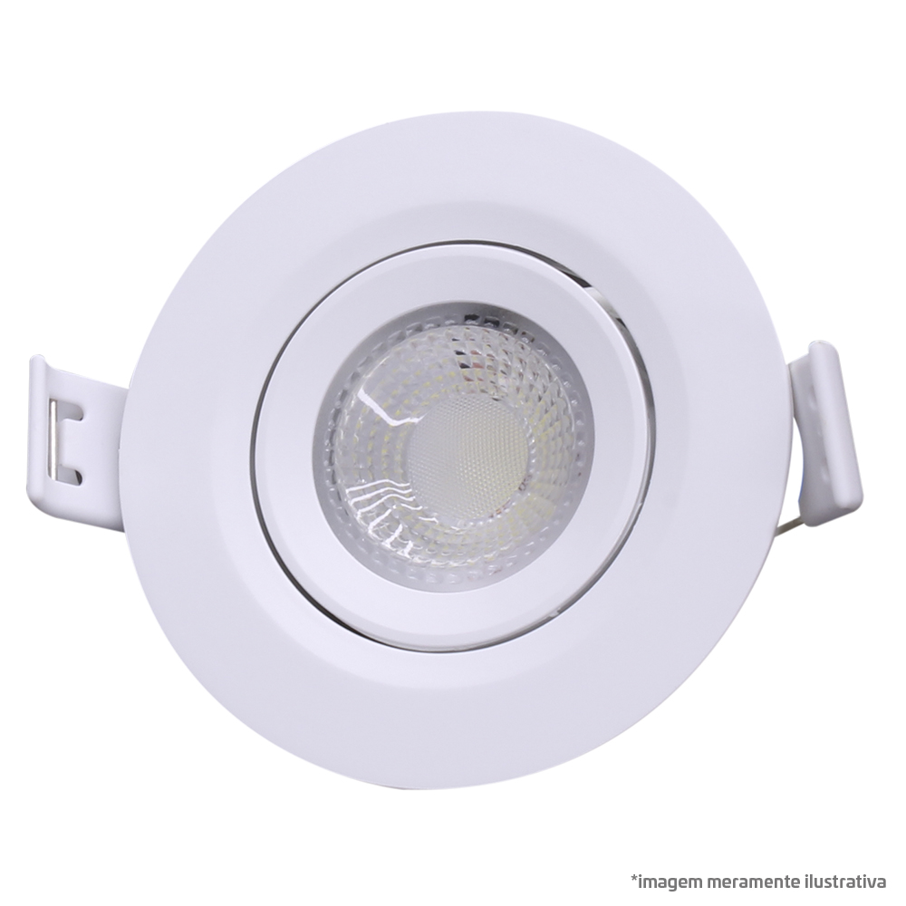 Spot LED Embutir 03W Bivolt 6.000K Redondo MR11 – SL30326