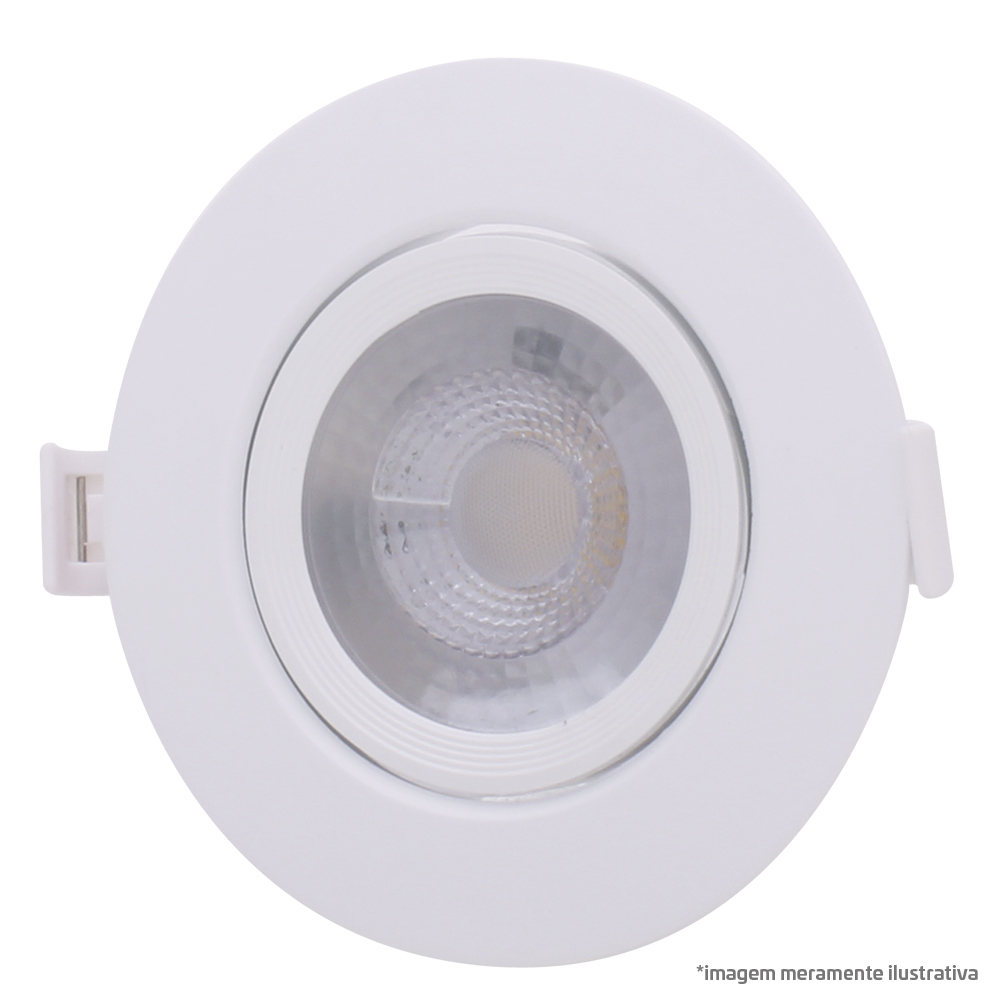 Spot LED Embutir 06W Bivolt 3.000K Redondo MR16 – SL30623