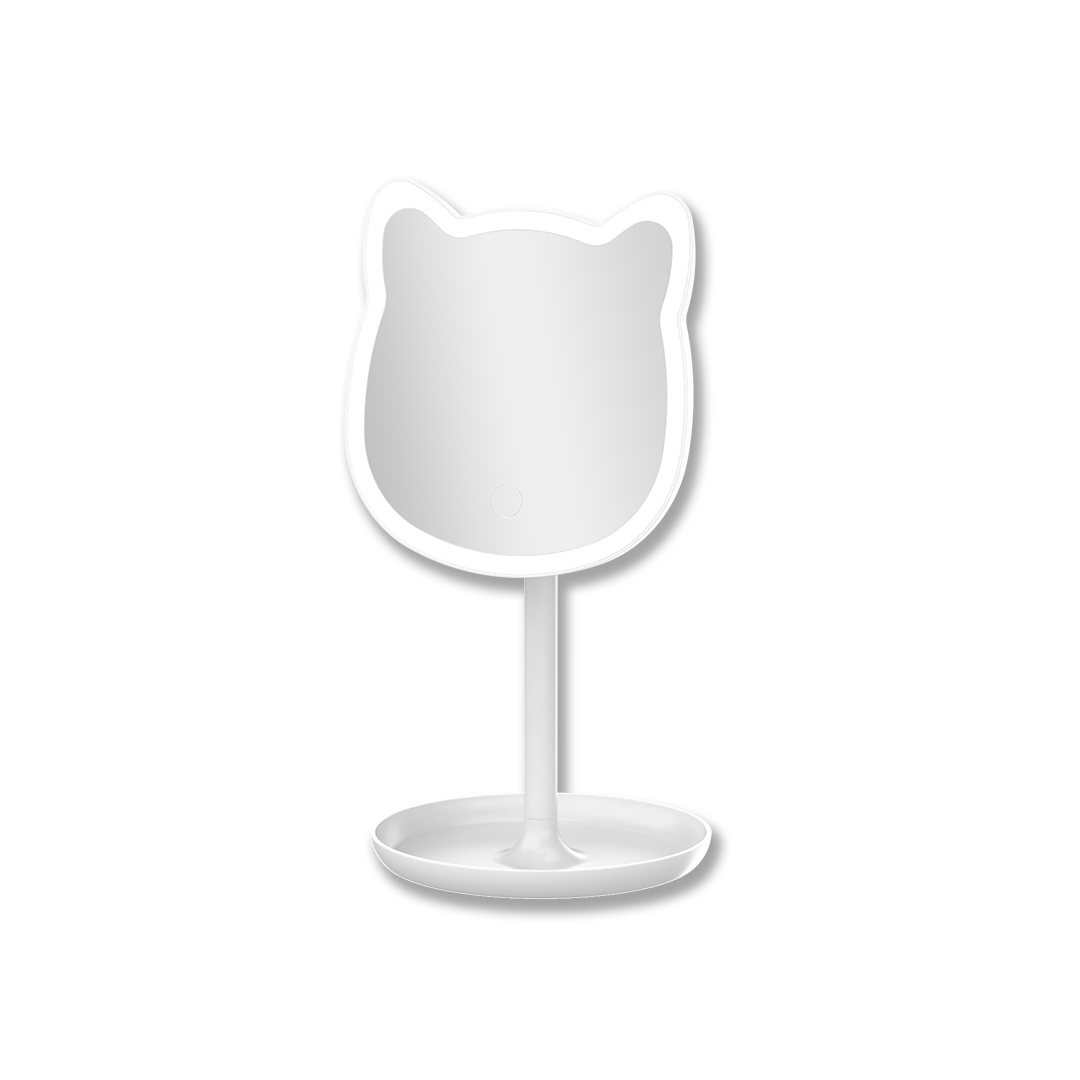 Espelho de mesa LED Kitty Branco 2W – EL00002