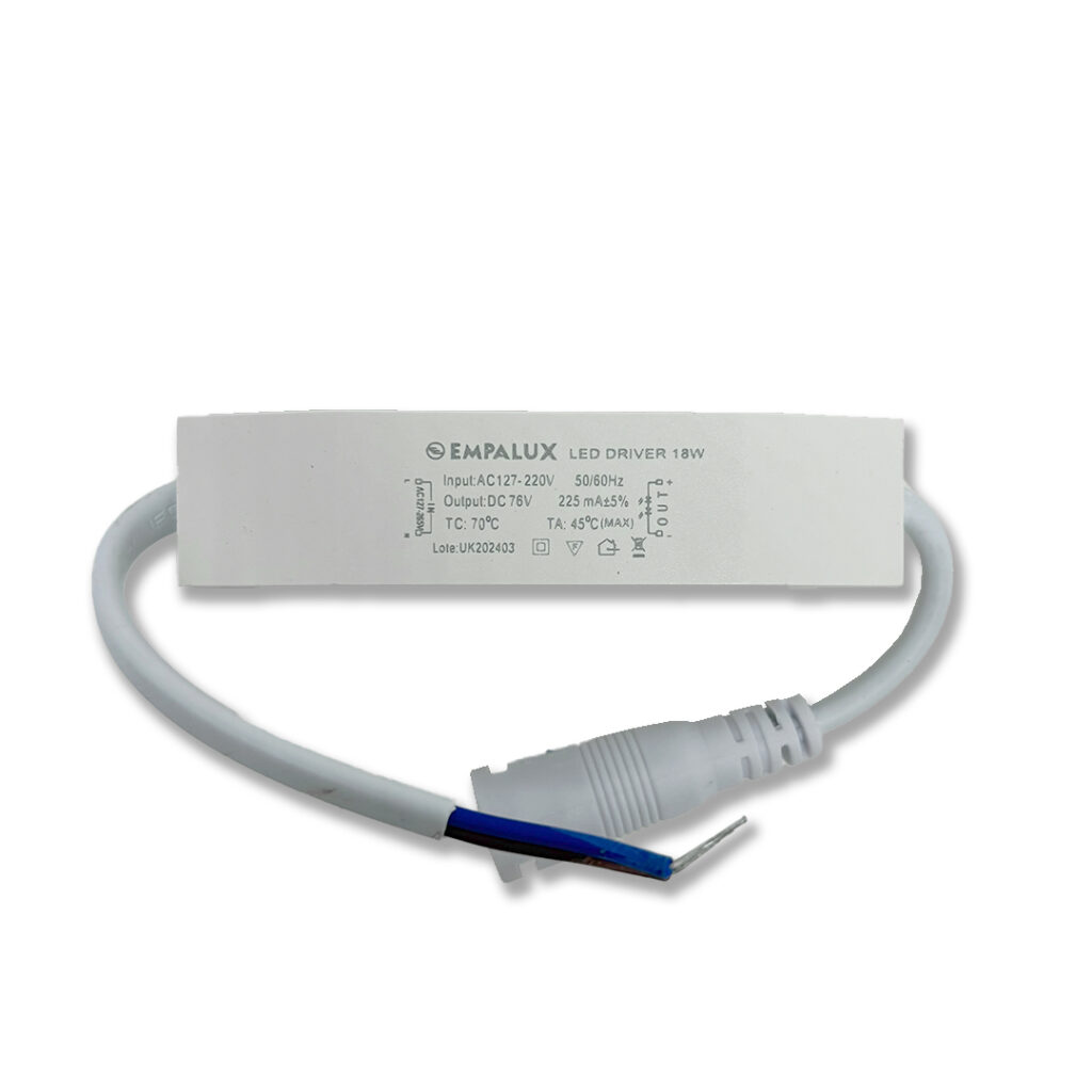 Driver para Painel LED de 18W Bivolt – DP70180