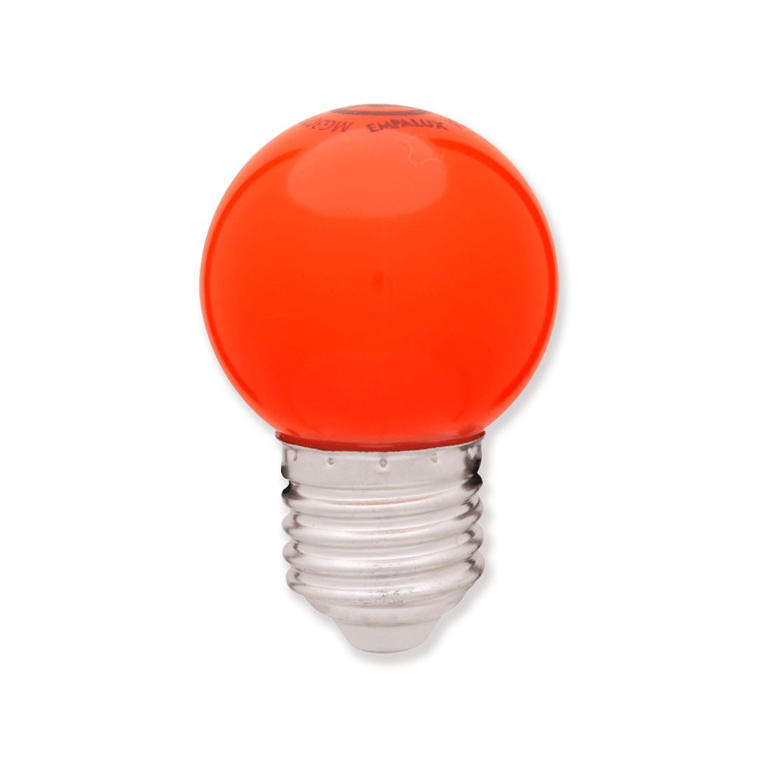 Lâmpada Mini Globo LED 1,5W 220V Vermelho E27 – MG20192