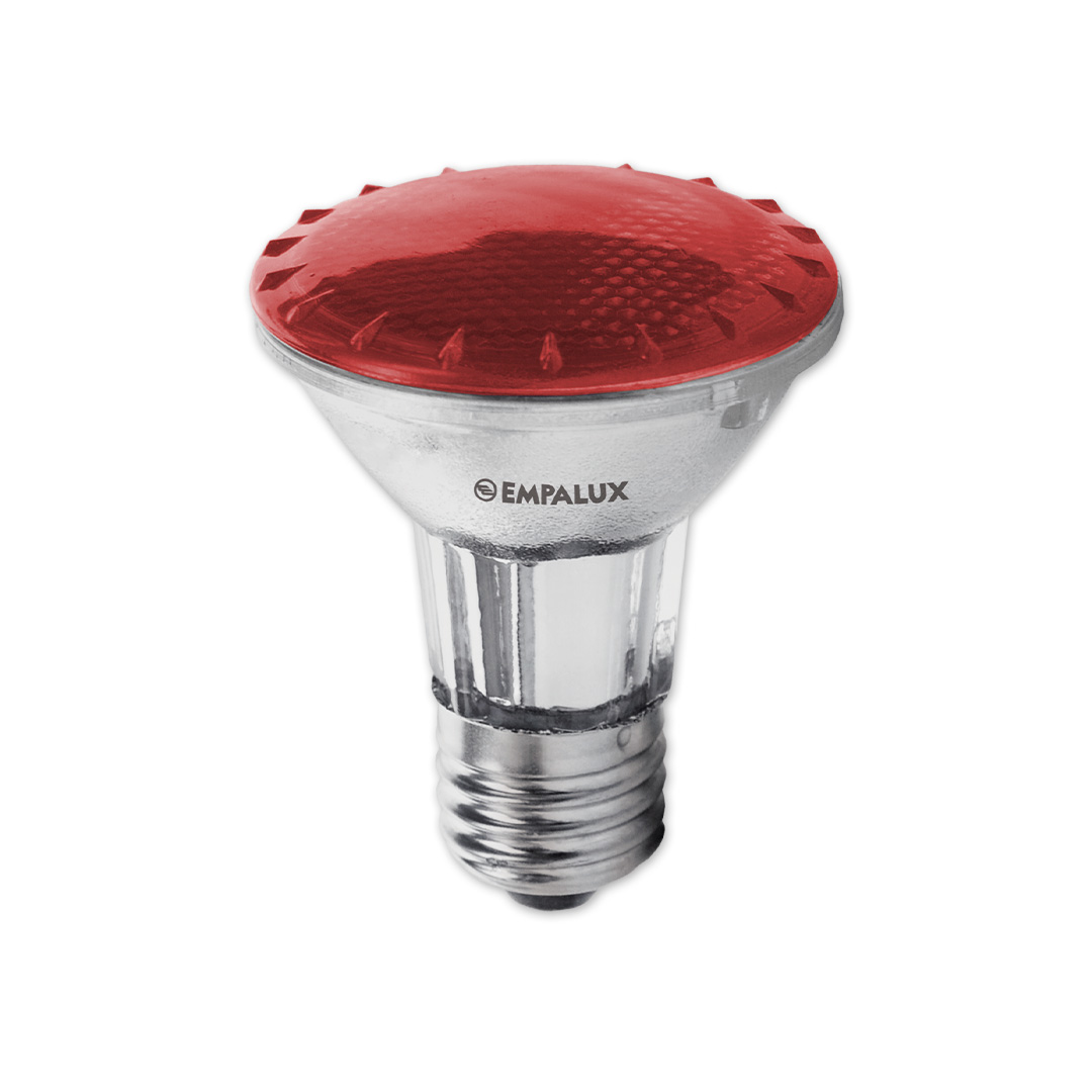 Halógena PAR 50W Vermelha 127V – PR10519 (PAR20)